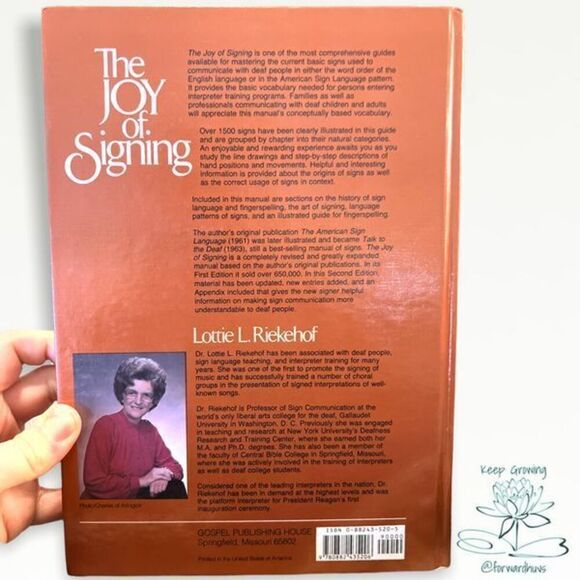 The Joy of Signing Second Edition Hardcover - Picture 3 of 8